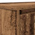 vidaXL Písací stôl staré drevo 120x42x76 cm kompozitné drevo