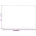 vidaXL Záťažová prikrývka s krytom šedá 152x203 cm 7 kg látka