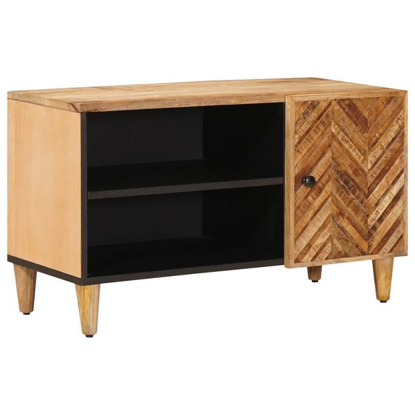 vidaXL Úložné skrine Hnedá 80 x 31,5 x 46 cm Masívne mango drevo