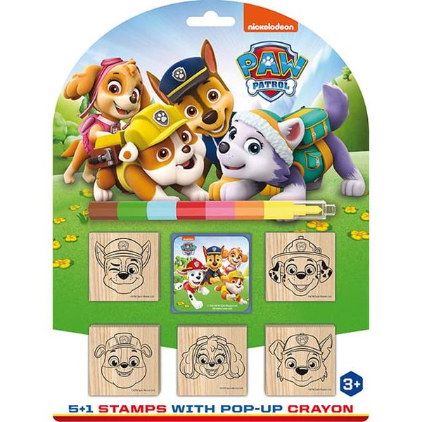 Pečiatky 5+1 s voskovkou Paw Patrol/Labková Patrola