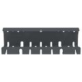 vidaXL Úložný box na káble pod stôl 2 ks Antracitová 43 x 9 x 11 cm