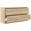 vidaXL TV skrinka Dub Sonoma 100x35x54 cm Konštrukcia dreva