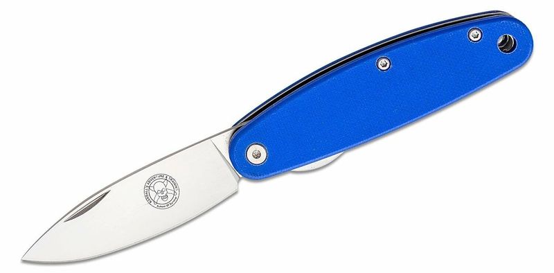ESEE BRKC6 Churp Blue malý vreckový nôž 6,8 cm, modrá, G10