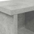 vidaXL Vešiak na stenu Nástenná montáž Betónová šedá 50 x 16 x 26 cm