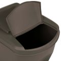 vidaXL Stohovateľné boxy na odpadky 3 ks sivé 75 l polypropylén