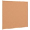 vidaXL Korková tabuľa s rámom z masívneho borovicového dreva 60x55 cm