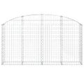 vidaXL Oblúkový gabionový kôš 200x30x100/120 cm pozinkované železo