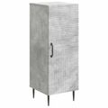 vidaXL Servírovacia skriňa Betónovo sivá 33 x 34,5 x 89,5 cm