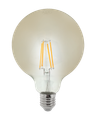 Dekoračná LED žiarovka FILAMENT Trixline 4W 440lm G95 E27 teplá biela