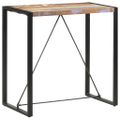 vidaXL Barový stolík 110x60x110 cm masívne recyklované drevo