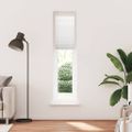 vidaXL plisovaná roleta biela 50x200 cm šírka látky 49,4 cm