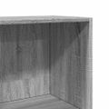 vidaXL Knižnica sivá sonoma 60x30x114 cm kompozitné drevo