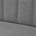 vidaXL Textilná pohovka, 117x55,5x77 cm, bledosivá