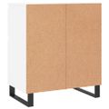vidaXL Komoda biela 60x35x70 cm spracované drevo