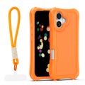 Puzdro Safepop s popruhom pre iPhone 17 6,3" oranžová