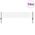 vidaXL Zvarené pletivo s podperami 10 x 0,4 m PVC potiahnutá oceľ