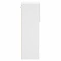 vidaXL TV skrinka s LED svetlami biela 30,5x30x90 cm