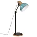 vidaXL Podlahová lampa 25 W šmuhovaná modrá 30x30x100-150 cm E27