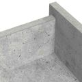 vidaXL Samolepiaci obal na skrutky 12 ks Betónová šedá Ø 20 x 0,5 mm