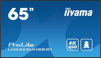 65'' iiyama LH6565UHSB-B1: IPS, 4K UHD, Android, 24/7