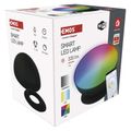 LED ambientná lampa EMOS ZCW11BR GoSmart, čierna, teplá biela–studená biela/RGB, WiFi