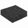vidaXL Pad z gumových granúl na dvor Čierny 9 x 9 x 2 cm Guma