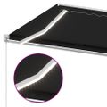 vidaXL Ručne zaťahovacia markíza s LED 500x300 cm antracitová