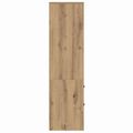 vidaXL Highboard Remeselný dub 45,5 x 34 x 127 cm
