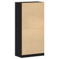 vidaXL Highboard Čierny dub 68 x 37 x 142 cm