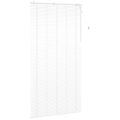 vidaXL Žalúzia Biela 135 x 250 cm 35 mm Masívne Paulownia drevo