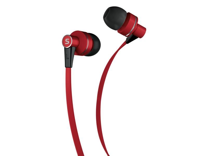 Slúchadlá SENCOR SEP 300 Mic Red Met