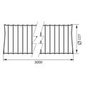 Flexopotrubie VENTS 660 - 3m/127mm PVC, vzduchotechnické