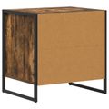 vidaXL Nočný stolík 2 ks Dymová dub 50 x 39,5 x 50 cm Kompozitné drevo