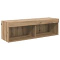 vidaXL TV nástenná skriňa 100 x 30 x 30 cm Remeselný dub