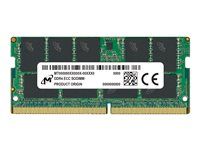 DDR4 - modul - 16 GB - SO-DIMM 260-pin - 3200 MHz / PC4-25600 - CL22 - 1.2 V - bez vyrovnávacej pamäte - ECC