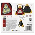 LED výstražný trojuholník EMOS P4010, nabíjací, COB LED + červená LED