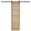 vidaXL Posuvné dvere ORKDAL 61 x 198,5 cm Borovicový masív