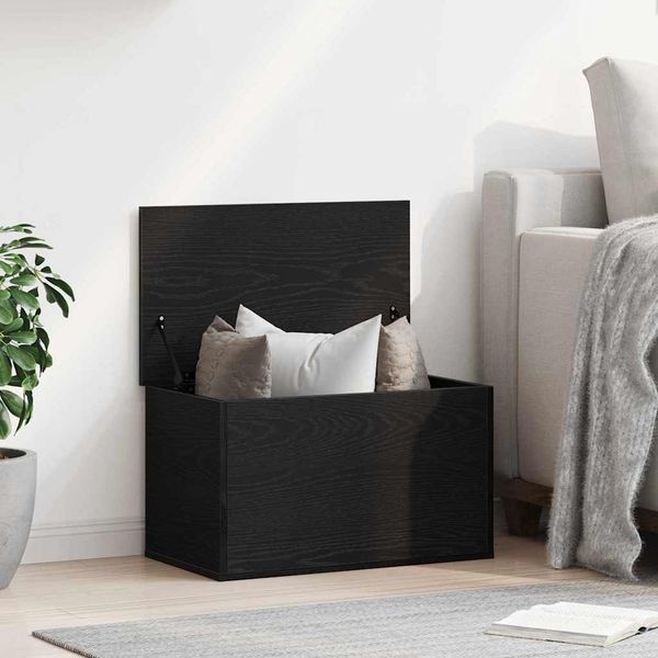vidaXL Úložná krabica Čierny dub 60 x 35 x 35 cm Kompozitné drevo