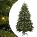 vidaXL Umelý Sklápací Vianočný Stromček Zelená 270 cm PVC a oceľ