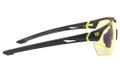 GUNNAR kancelářske/herní brýle CYBERPUNK MILITECH ONYX  SIGNAL YELLOW* jantarová* BLF 65* GUNNAR Focus Brýle, Cyberpunk 2077 Militech, jantarová cocka, GUNNAR-Focus, ochrana modrého svetla, 100% UV, polymer, Onyx/Signal Yellow