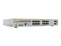 Prepínač - riadený - 16 x 10/100/1000 (PoE+) + 2 x 100/1000 SFP - PoE+ (247 W)