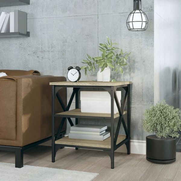 vidaXL Bočný stolík dub sonoma 40x42x50 cm spracované drevo