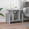 vidaXL TV stolík 50 x 35 x 45 cm Sivý Sonoma Kompozitné drevo