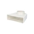 Prechodka - koleno 90° VENTS 823 - 150mm/60x204mm PVC