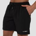 Pánske plavecké šortky Black - GymBeam, veľkosť XXL, veľkosť oblečenia XXL