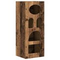 vidaXL Servírovacia skriňa ELST Staré drevo 40 x 35 x 100,5 cm