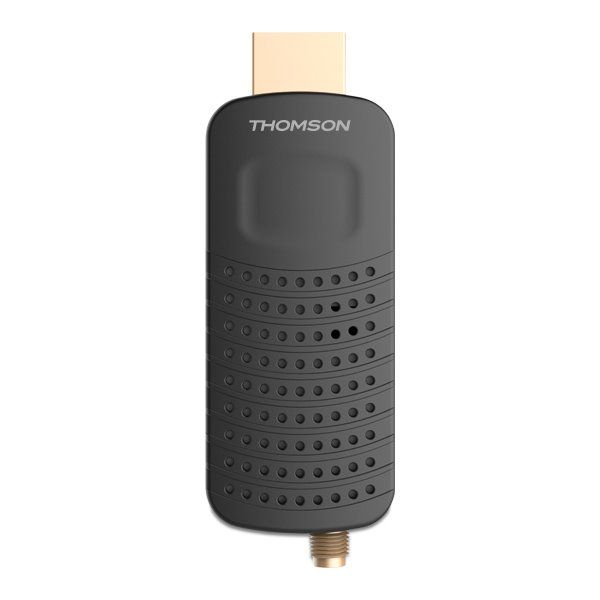 OPRAVENÉ - THOMSON DVB-T/T2 tuner HDMI stick THT 82/ Full HD/ H.265/HEVC/ vonkajšia anténa/ EPG/ PVR/ HDMI/ USB/ micro US TV tuner, vonkajší, DVB-T/T2, Full HD, H.265/HEVC, HDMI, vonkajšia anténa, EPG, PVR, napájenie cez USB, IR, čierny - OPRAVENÉ