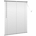 vidaXL Žalúzia Strieborná šedá 150 x 120 cm 25 mm PVC