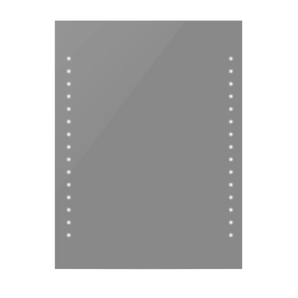 vidaXL Zrkadlo do kúpeľne 50x60 cm s LED svetlami