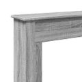 vidaXL Obloženie krbu sivá sonoma 75x20x87,5 cm kompozitné drevo